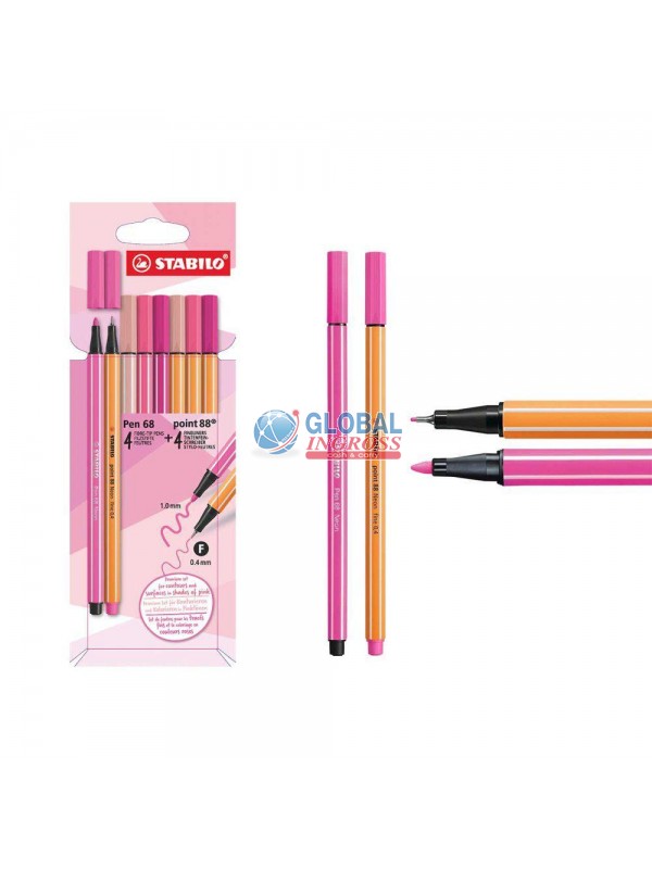 STABILO PEN68 + POINT888pz PINK