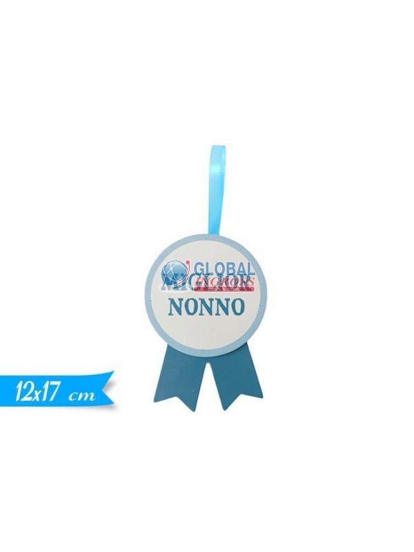 COCCARDA MIGLIOR NONNO 12x17