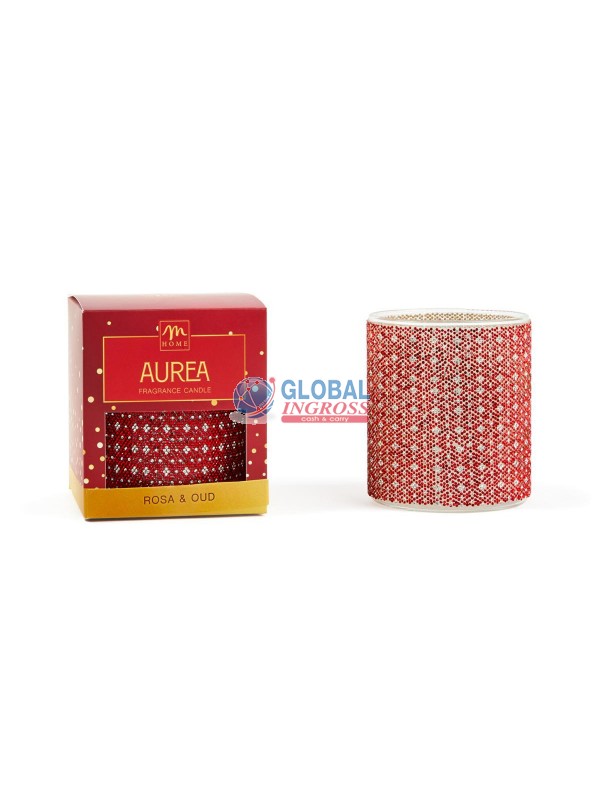 CANDELA BICCHIERE ROSSOC/STRASS