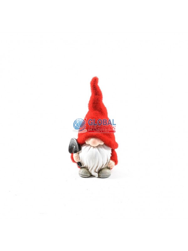 GNOMO NATALE TERRACOTTA21cm