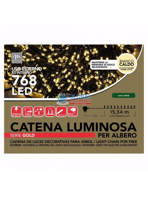 MINILED ESTERNO 768 BIANCO CALDO SERIE GOLD