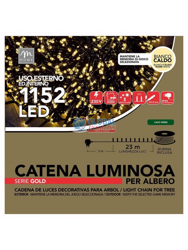 MINILED ESTERNO 1152 BIANCO CALDO SERIE GOLD
