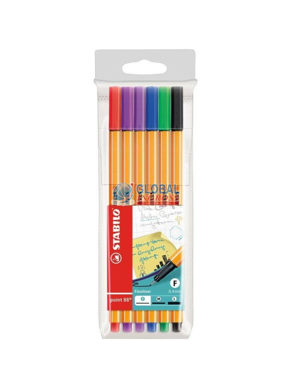 STABILO POINT88 6 colori