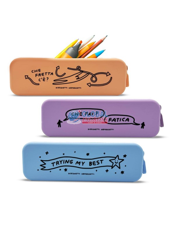 BUSTINA DISEGNETTI DEPRESSETTI FLAT - col. assortiti