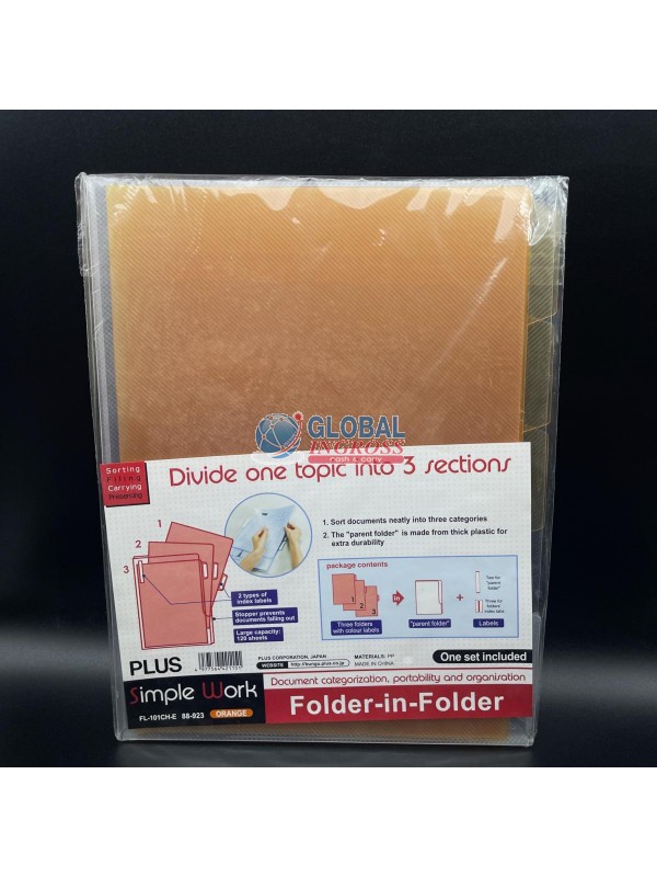 FOLDER IN FOLDER ARANCIO