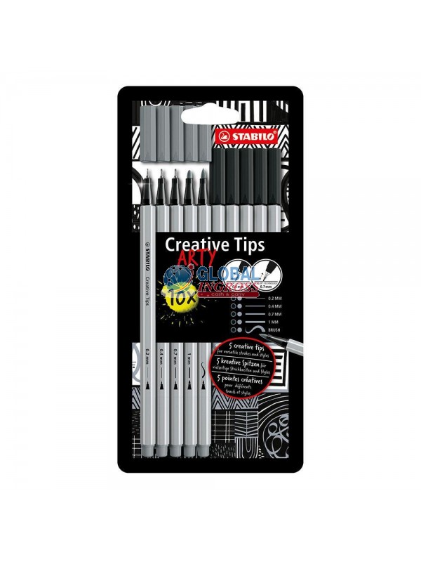 STABILO CREATIVE TIPS 10pz