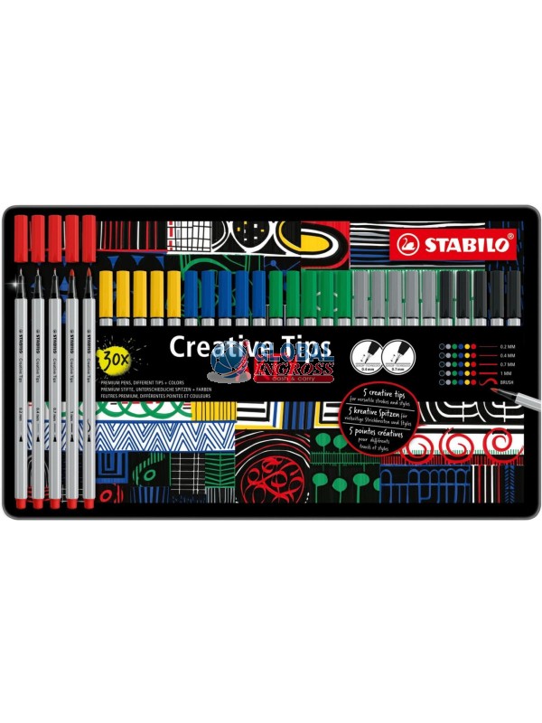STABILO CREATIVE TIPS 30pz ASS.1