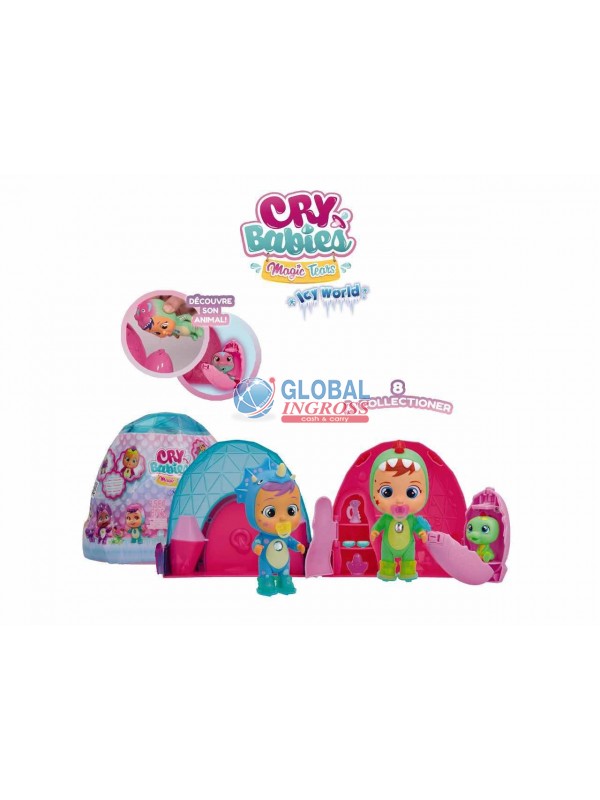 CRY BABIES MINI ICY WORLD DINOSAURO