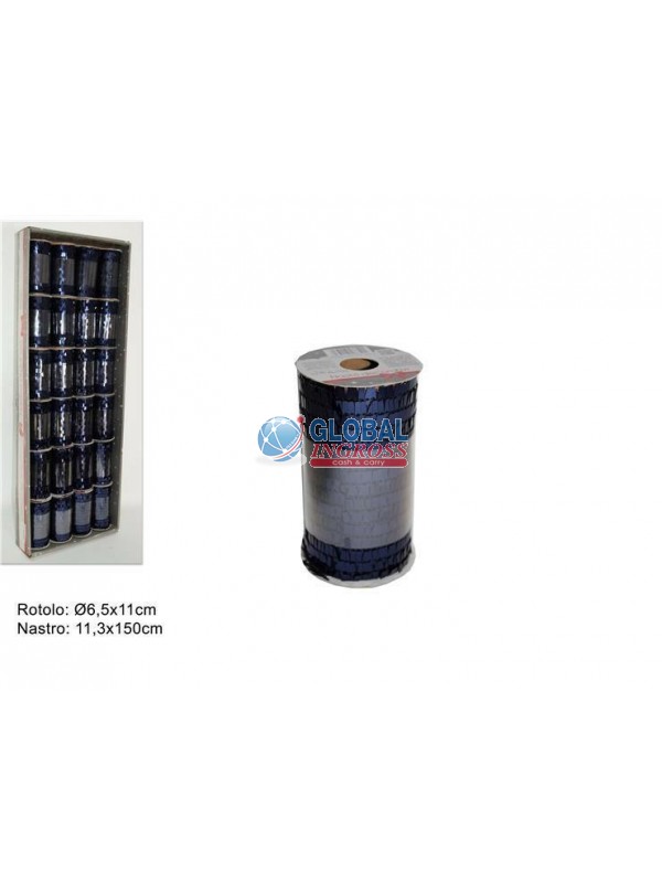 NASTRO PAILLETTES BLU 11x150cm