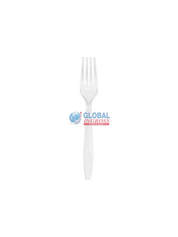 FORCHETTE PLASTICA TRASPARENTE 24pz