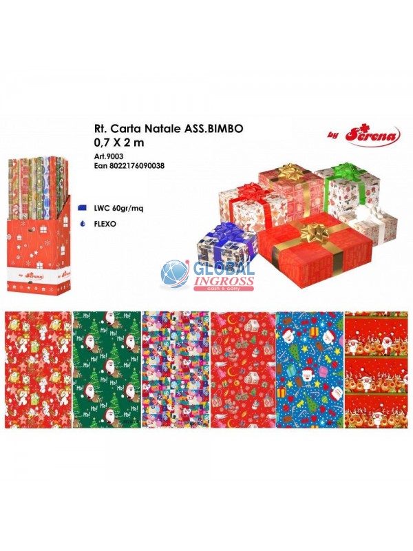 ROTOLO CARTA NATALE 70x200 ASS.BIMBO