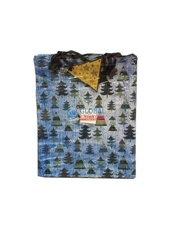 SHOPPER NATALE PATCH 26x32cm