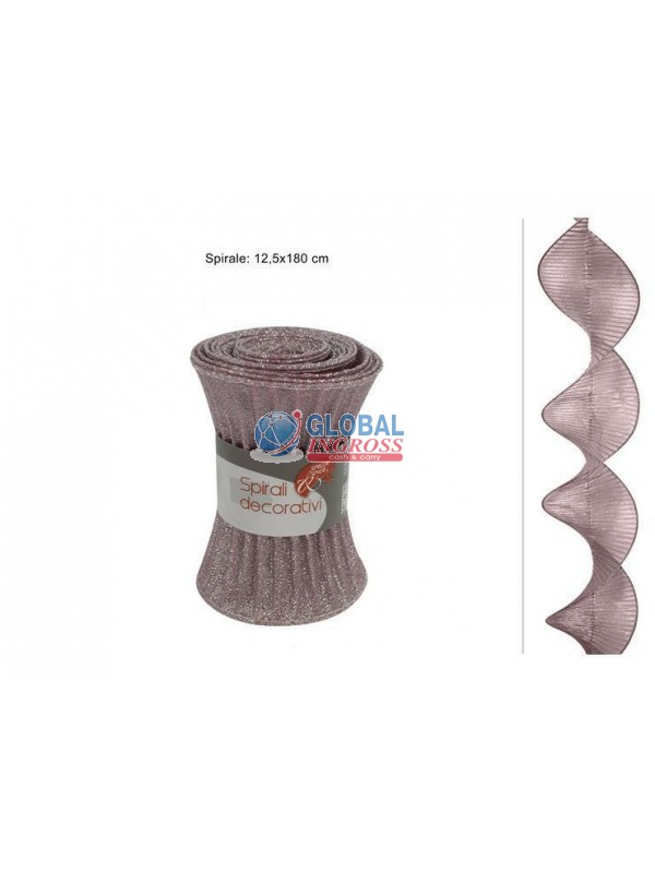 TESSUTO SPIRALE ROSA ANTICO 180cm