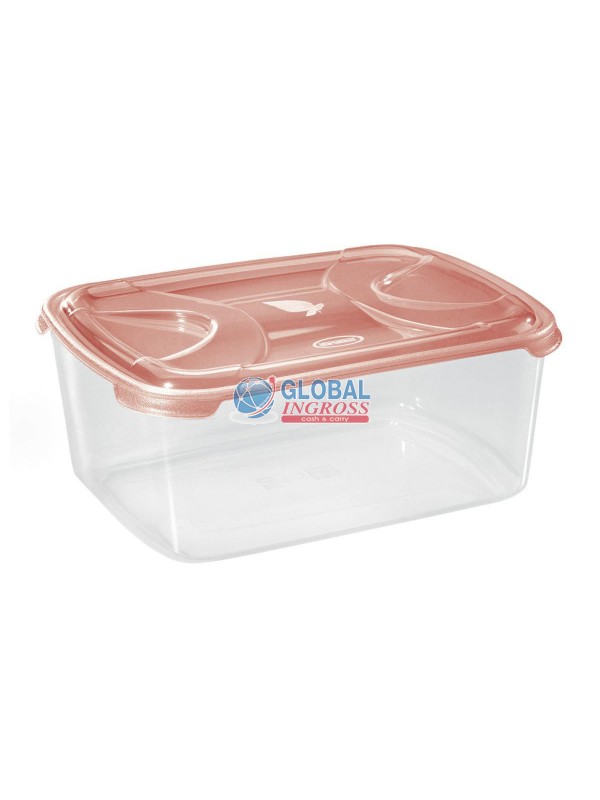 BOX NUVOLA RETTANGOLARE31x24x H13,4 COPERCHIO CORALLO