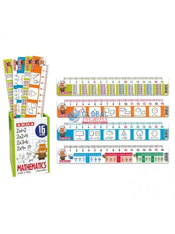 RIGHELLO 16cm MATHEMATICS