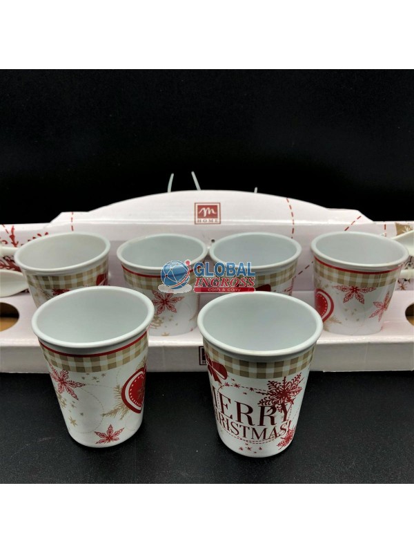 SET 6 BICCHIERINI XMAS