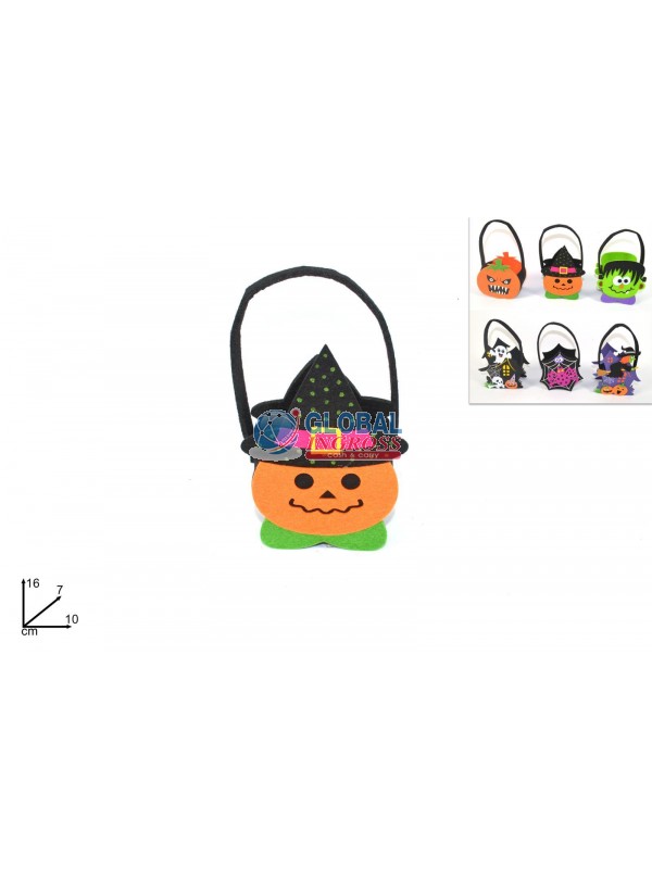 CESTINO FELTRO HALLOWEEN ASS.
