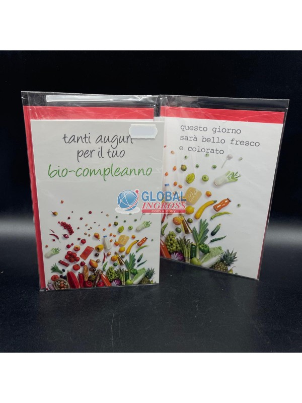 BIGLIETTO COMPLEANNO BIO