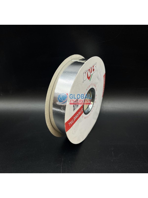 RONDELLA 31mm METAL ARGENTO 100mt