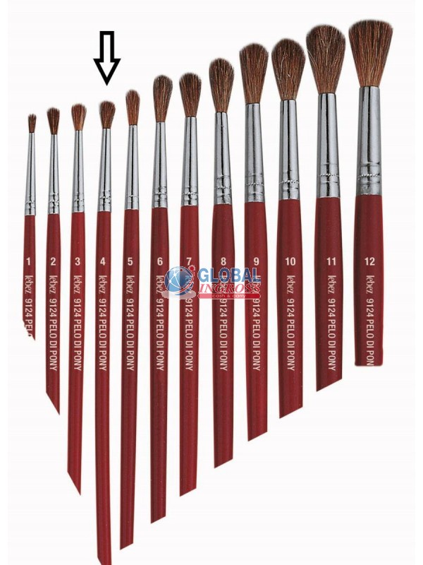 PENNELLO PELO PONY N.4 TONDO