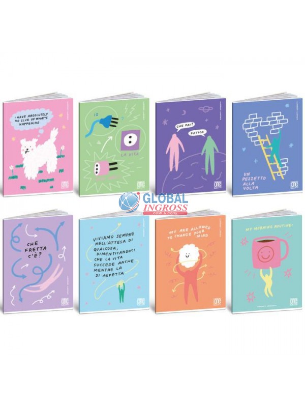 QUADERNO DISEGNETTI DEPRESSETTI 1 RIGO A5