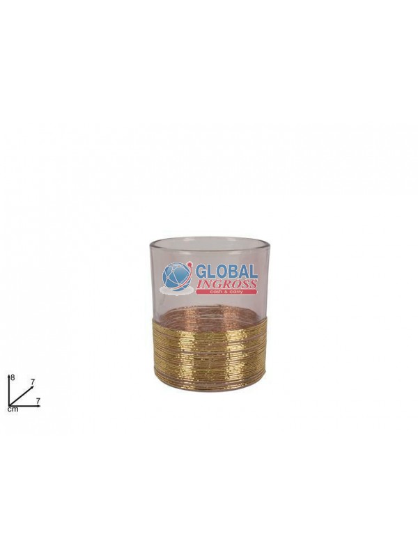 P/CANDELA ROSA ANTICO 8cm