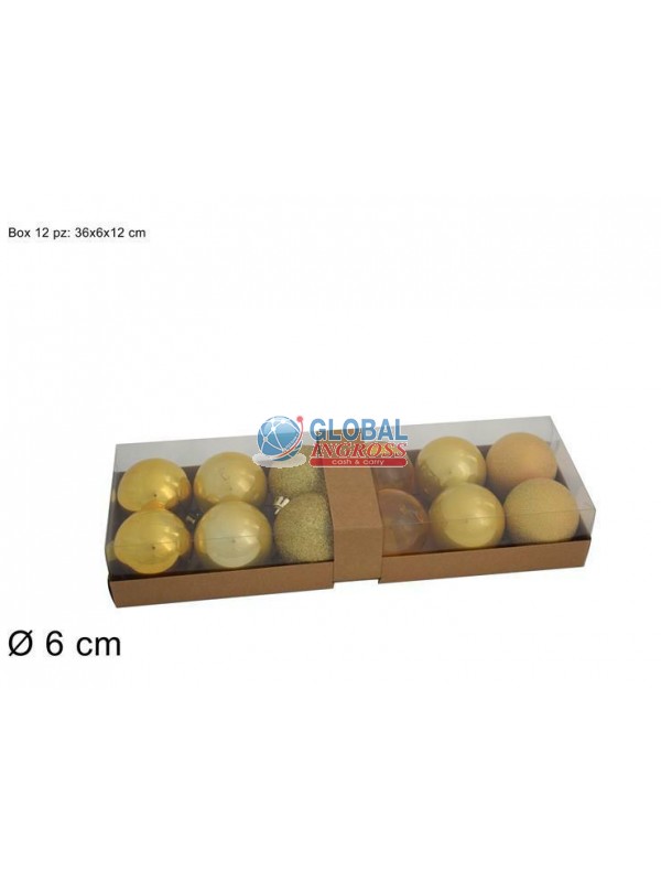 PALLE ORO 6cm 12pz