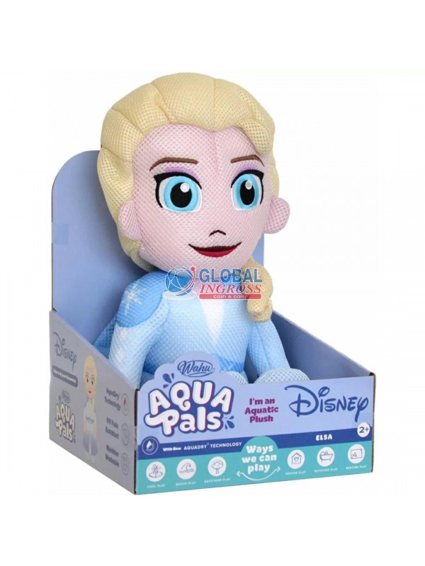 PELUCHE FROZEN ELSA AQUA PALS LAVABILE 30cm