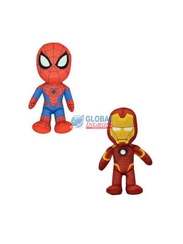 AQUA PALS MARVEL PLUSH SPIDERMAN / IRONMAN LAVABILE