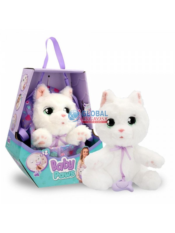 BABY PAWS WHITE CAT CUCCIOLO INTERATTIVO