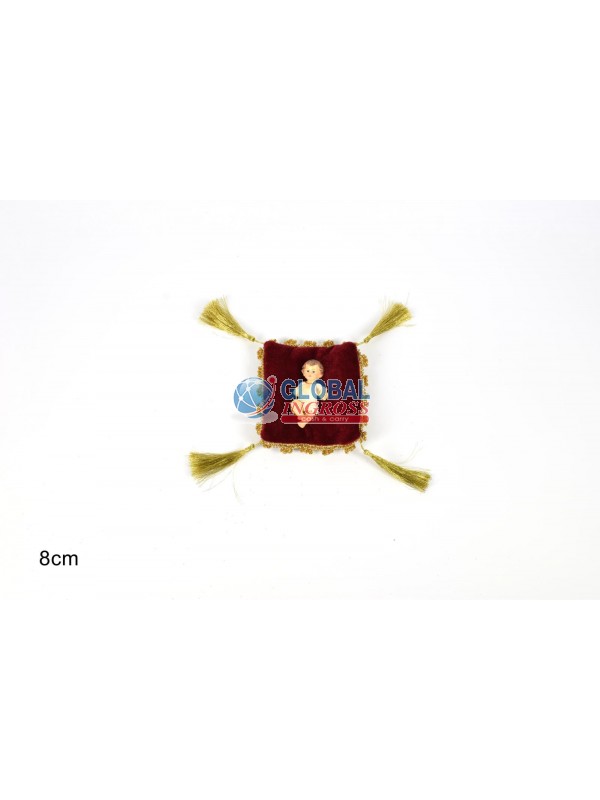 GESU' BAMBINO SU CUSCINO 8cm