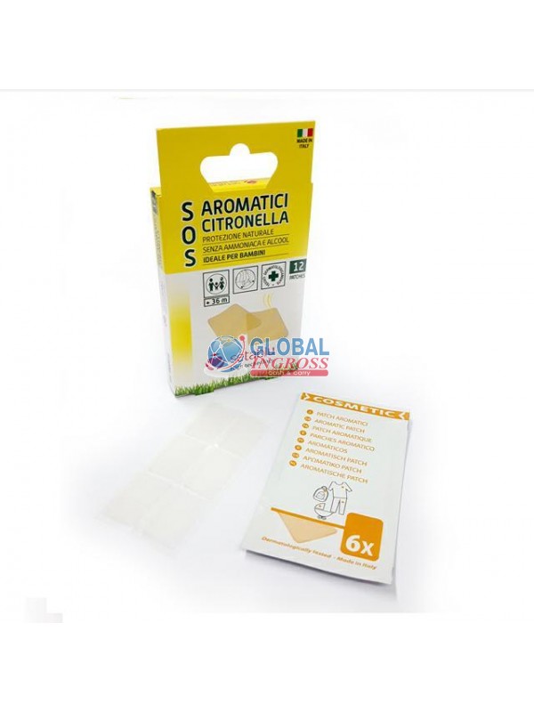 PATCH CITRONELLA ANTIZANZARE 12pz