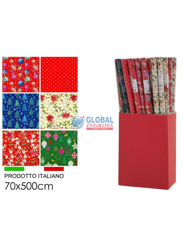 ROTOLO CARTA NATALE 70x500
