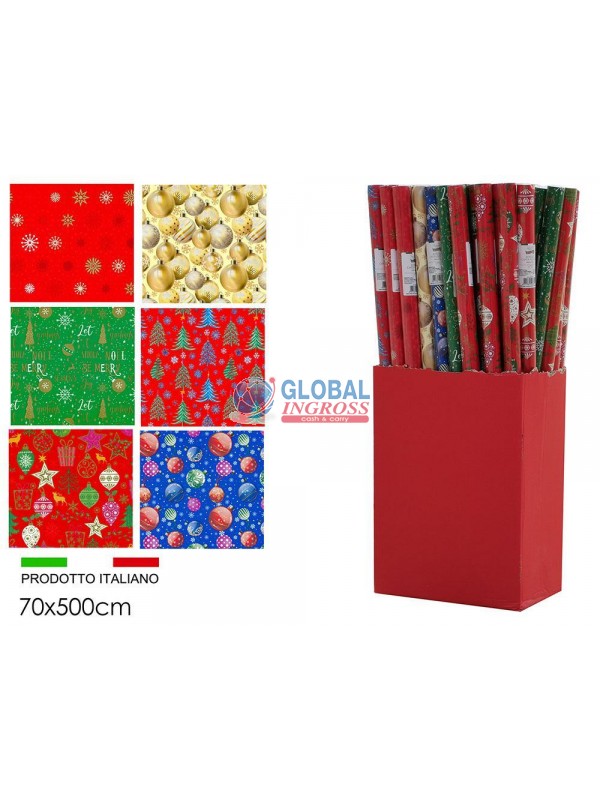ROTOLO CARTA NATALE 70x500