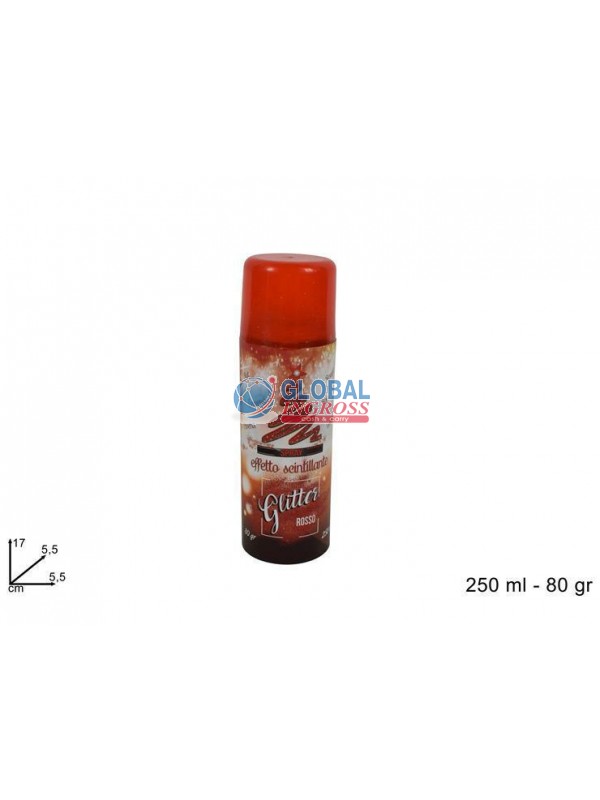 BOMBOLETTA GLITTER ROSSO 100ml
