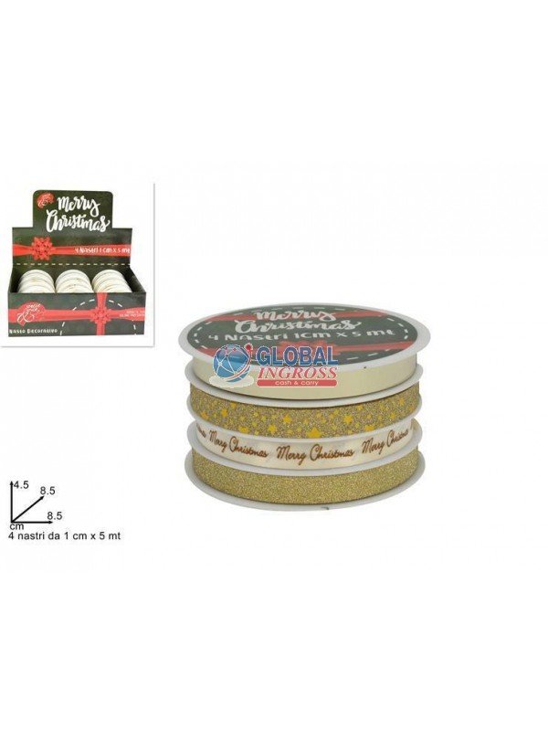 NASTRI 4pz ORO cm1x5mt