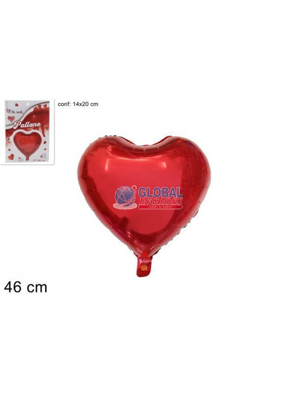 MYLAR CUORE ROSSO 46cm
