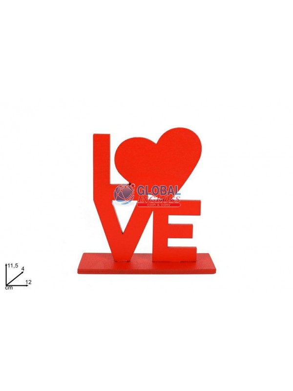 SCRITTA LEGNO LOVE 11,5cm