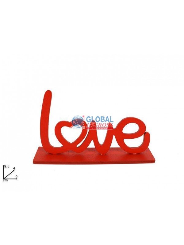 SCRITTA LEGNO LOVE 9,5cm