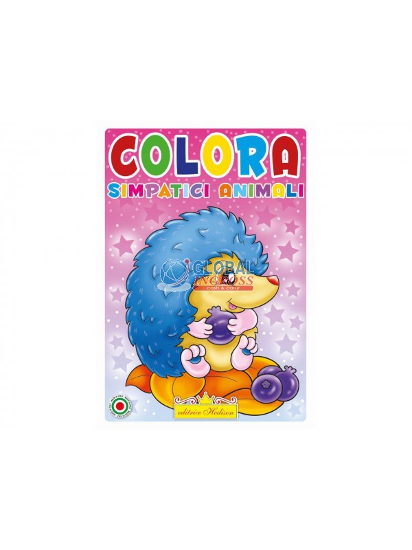 LIBRO MULTIPAGINE COLORA ANIMALI SIMPATICI.