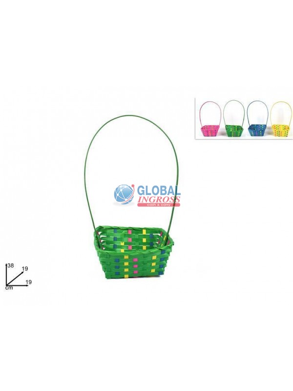 CESTO QUADRATO INTRECCIATO 19x38