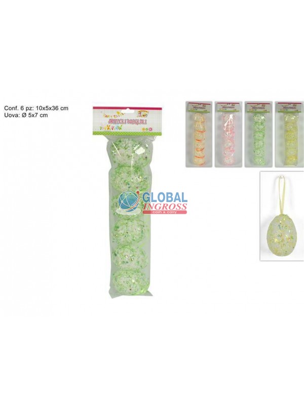 APPENDINI UOVA 6pz 7cm