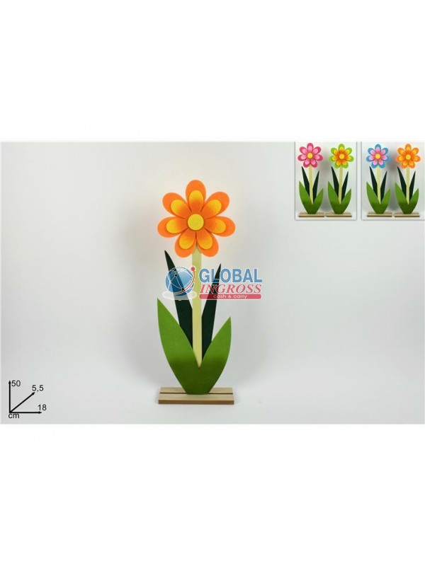 FIORE FELTRO C/BASE 50cm