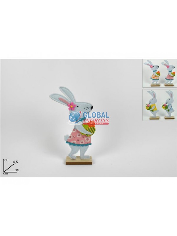 CONIGLIO FELTRO S/BASE 30cm