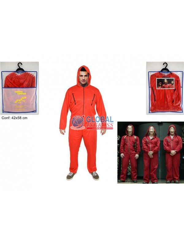 COSTUME ADULTO TUTA ROSSA