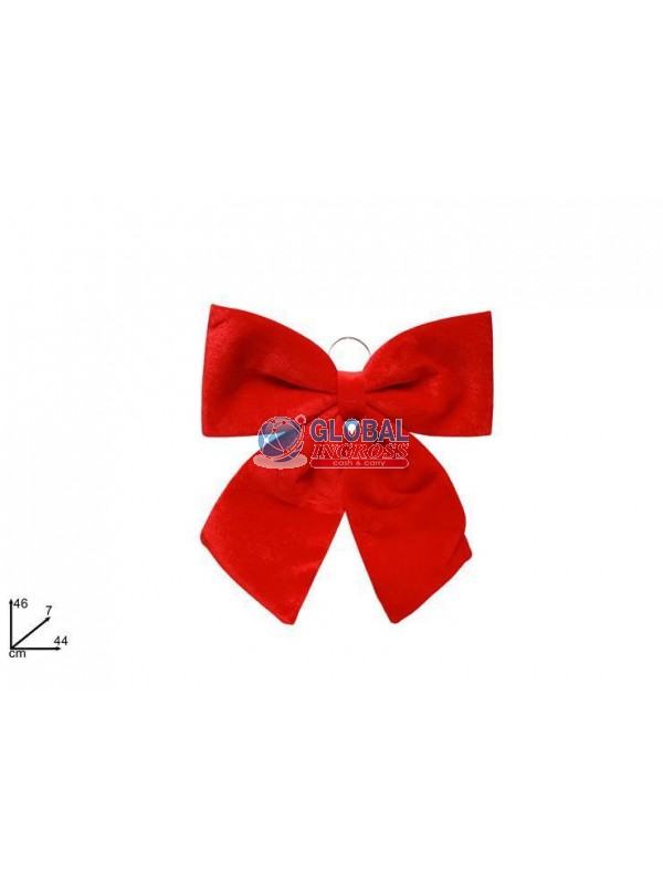 FIOCCO VELLUTO 44cm ROSSO