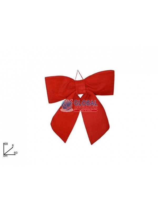 FIOCCO VELLUTO 60cm ROSSO