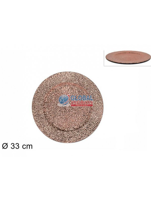 SOTTOPIATTO DIAMOND RAME 33cm