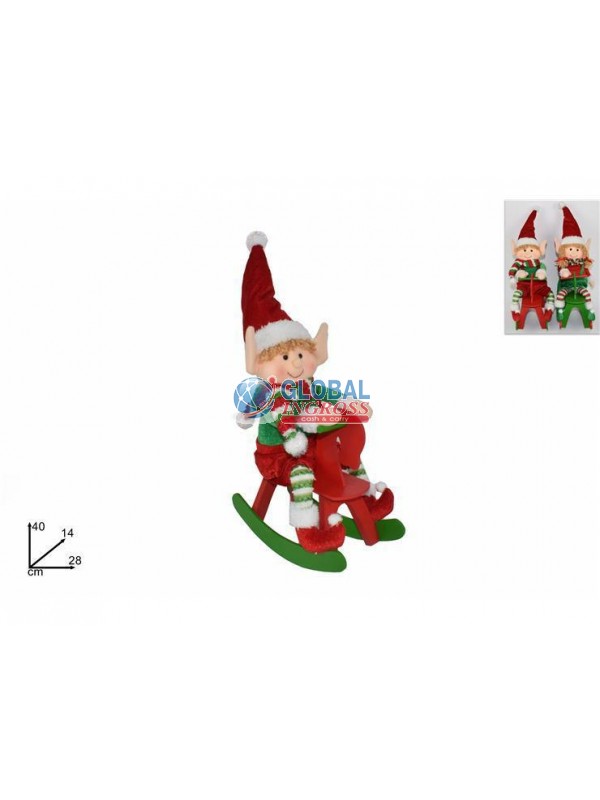 ELFO SU CAVALLO DONDOLO