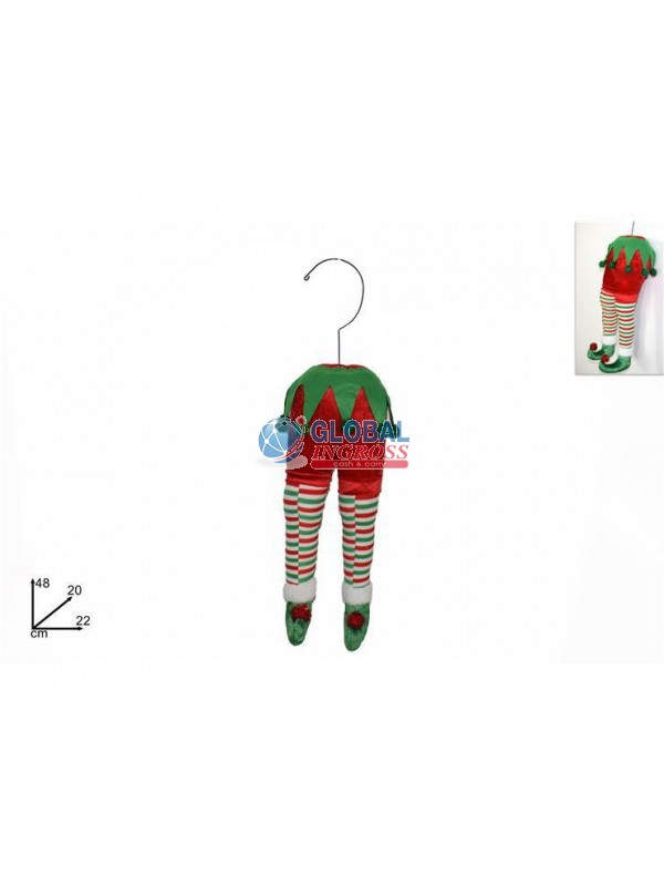 GAMBE ELFO 48cm DECORAZIONE